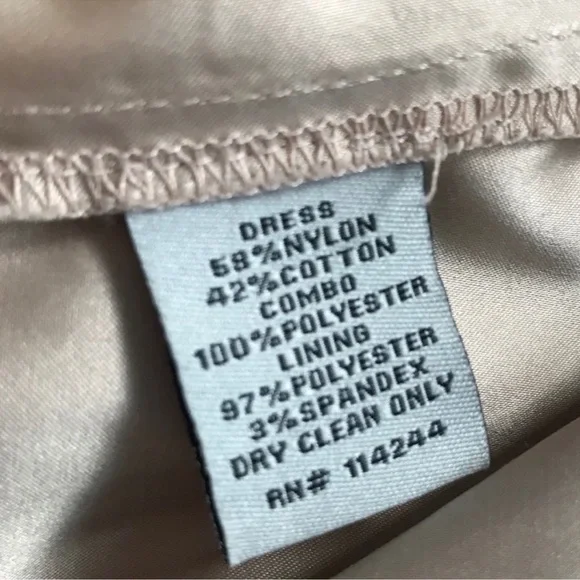 NWOT Eliza J Navy Lace Dress with Pleated Skirt Size 6 - Picture 6 of 8